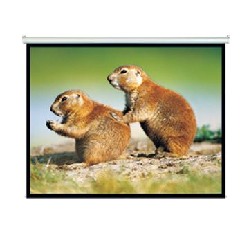 PRS150M - 150'' Projector Screen, Manual Self Locking, Matte Finish. 4:3 Aspect ratio