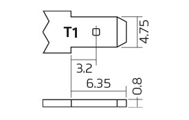 PS1212 - Century PS Series 12VDC 1.2Ah Alarm Battery