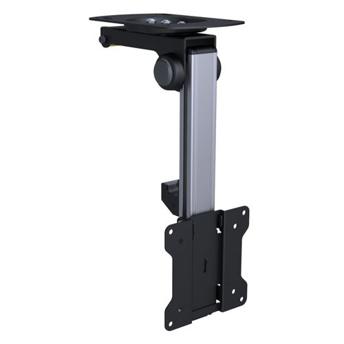 LCD-CM211 - 13-27" Fold-up Retractable TV Ceiling Mount with Flexible Sliding Rails. Easy Fold Lock System