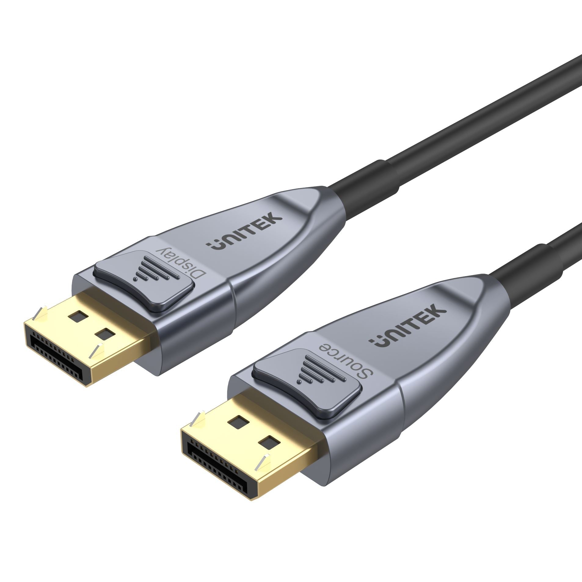 C1618GY Unitek 20M Ultrapro DisplayPort 1.4 Active Optical Cable.