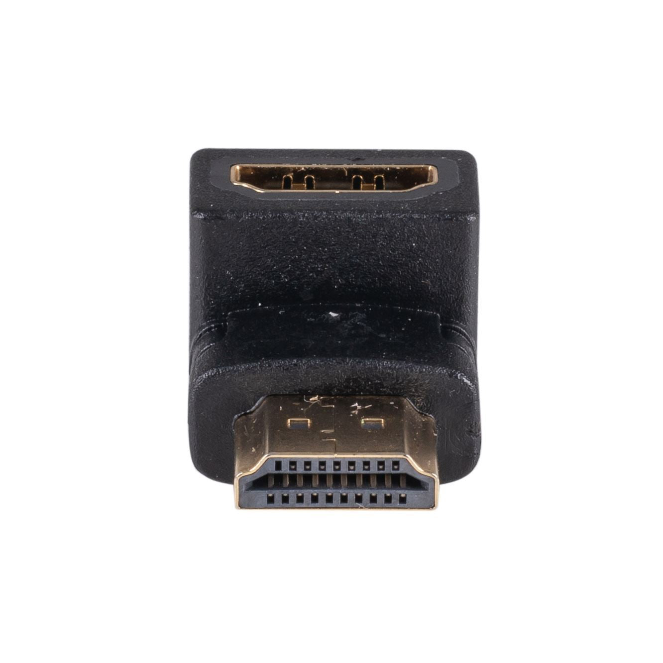 A-HDMI-LA A-HDMI-LA Dynamix HDMI Down Angled Adapter, High-Speed with Ethernet Gold