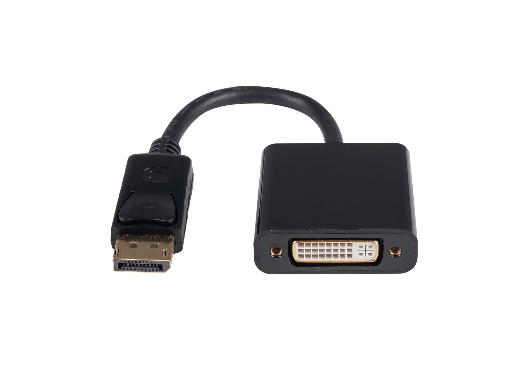 C-DP-DVIDF Dynamix 0.2m DisplayPort to DVI-D Cable Adapter. Passive Converter.