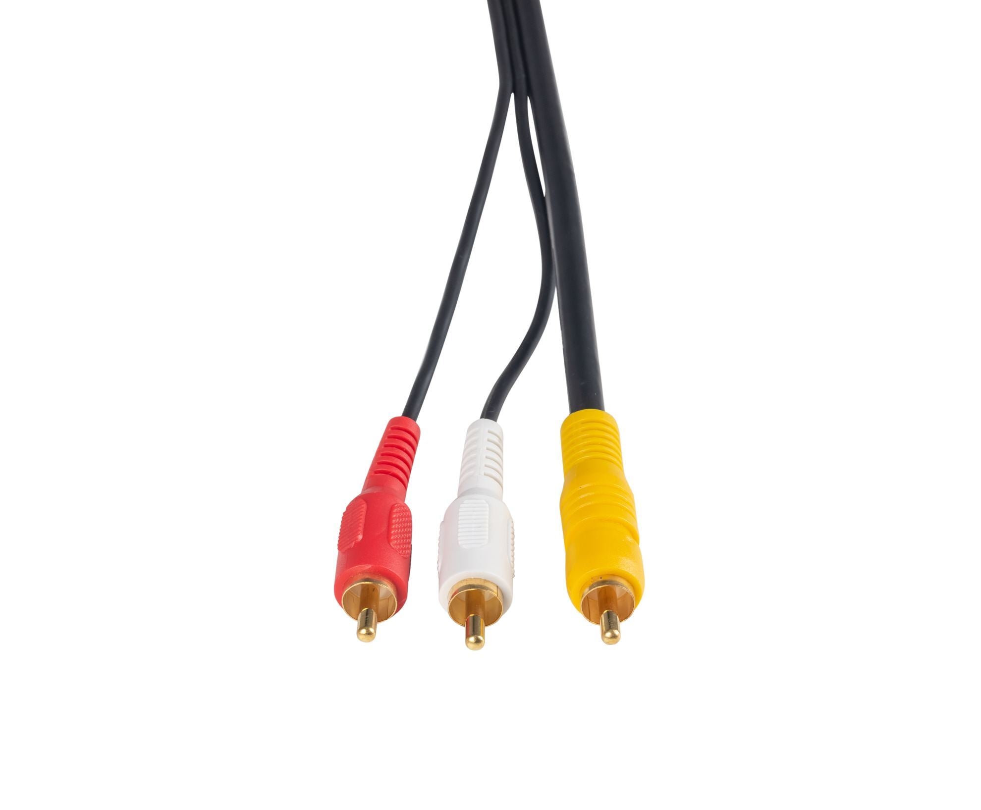 CA-3RCAV-5 - Dynamix 5m RCA Audio Video Cable, 7 to 3 RCA Plugs. Yellow RG59