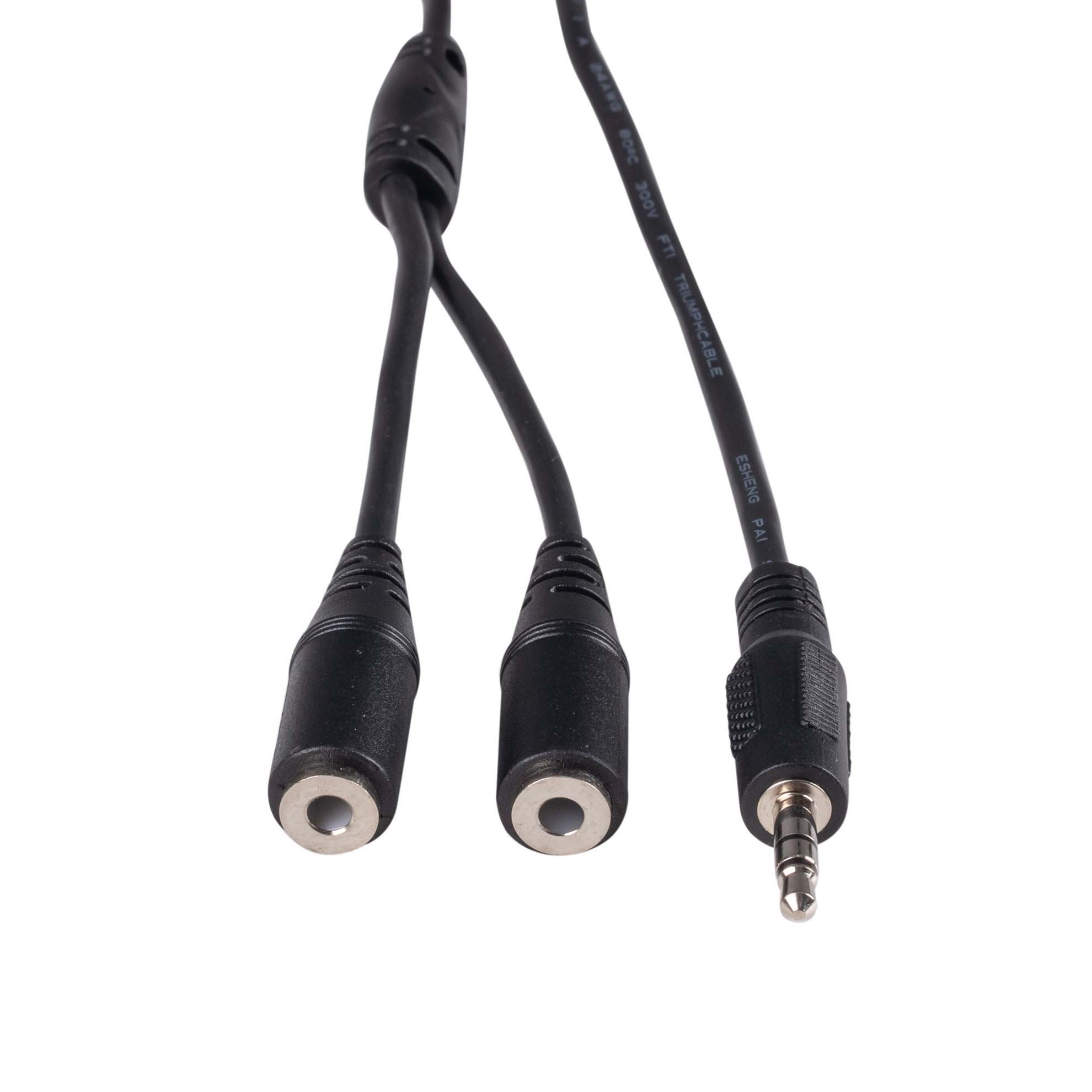 CA-STY-2 - Dynamix 2M Stereo Y Cable 3.5mm Plugs