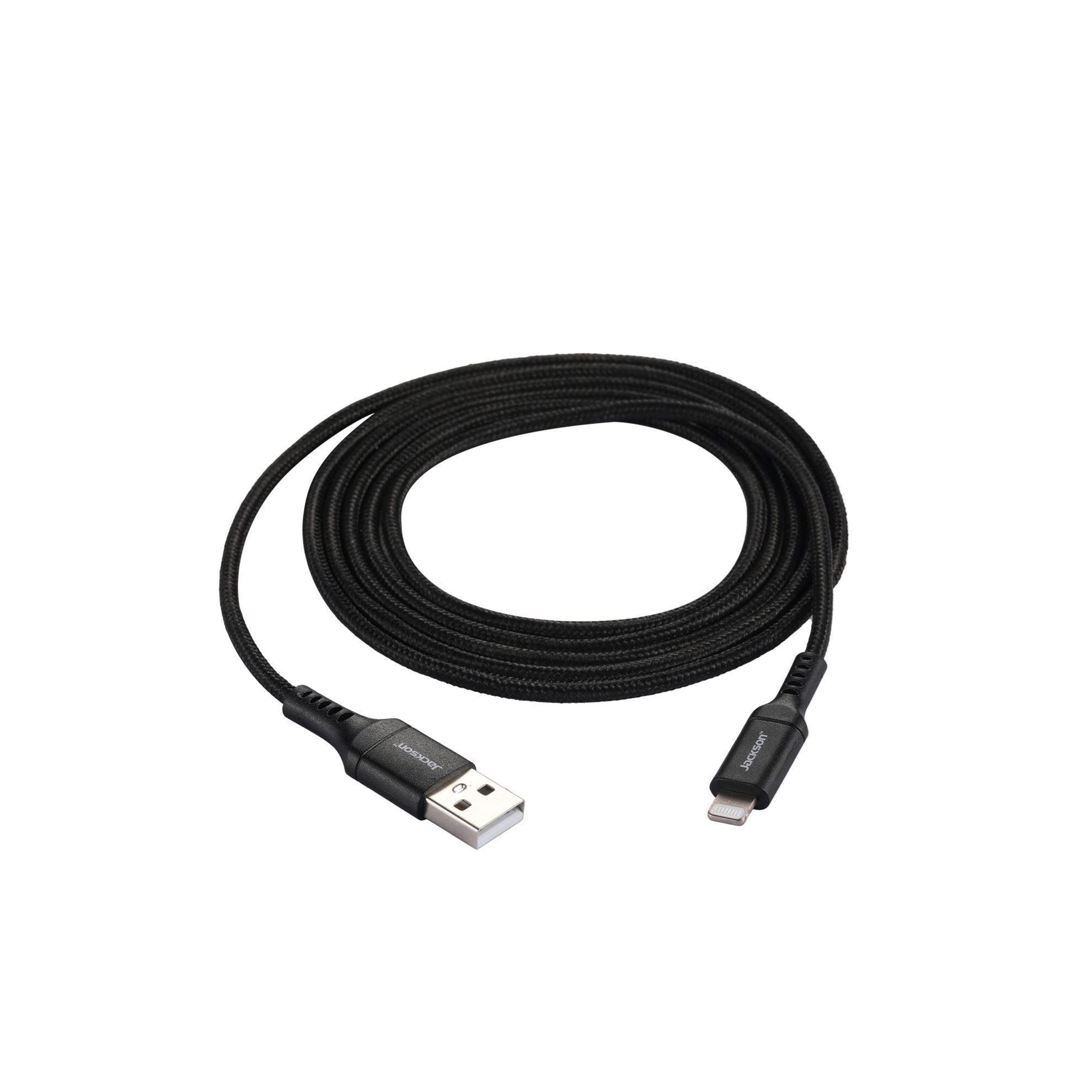 AV1115 JACKSON 1.5m MFI Certified Apple USB-A to Lightning Data and Charge