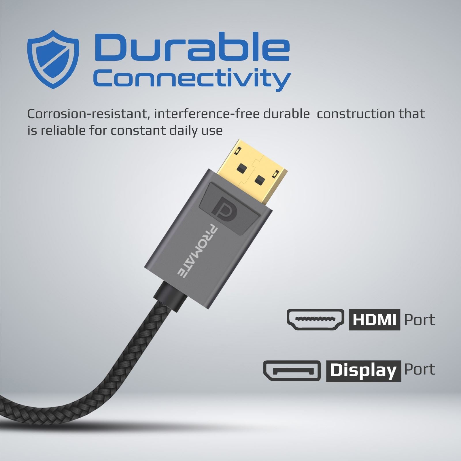 MEDIALINK-DP Promate DisplayPort to HDMI Adapter Max HDMI Resolution 4K/60Hz,