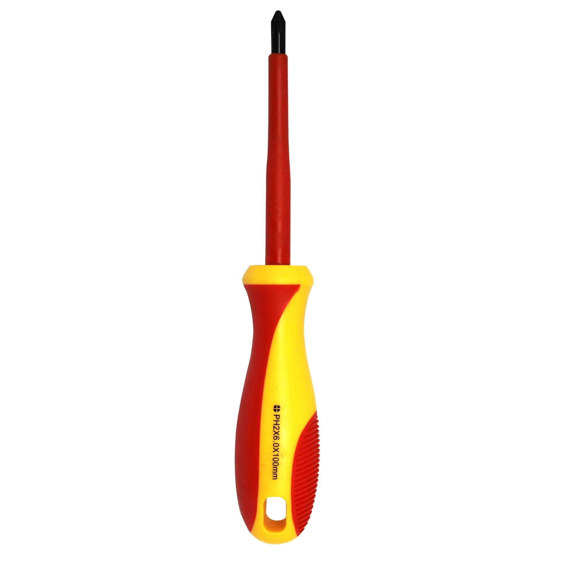 GOLDTOOL 100mm Electrical Insulated VDE Screwdriver. Tested to 1000