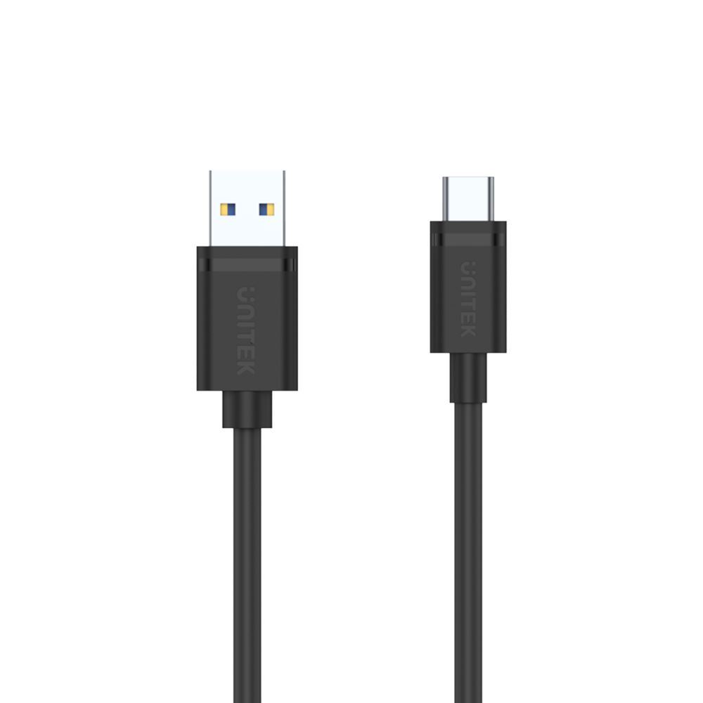 C14103BK-1.5M - Unitek 1.5m USB 3.0 USB-A Male To USB-C Cable. Reversible USB-C.