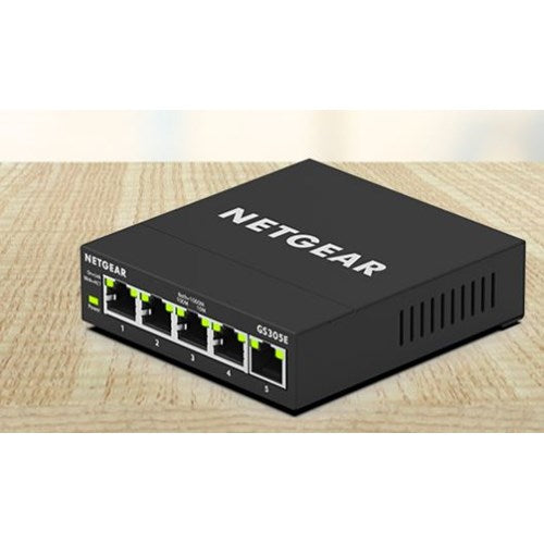 Netgear GS305E-100AUS Networking Device - 5 Port PLUS Switch