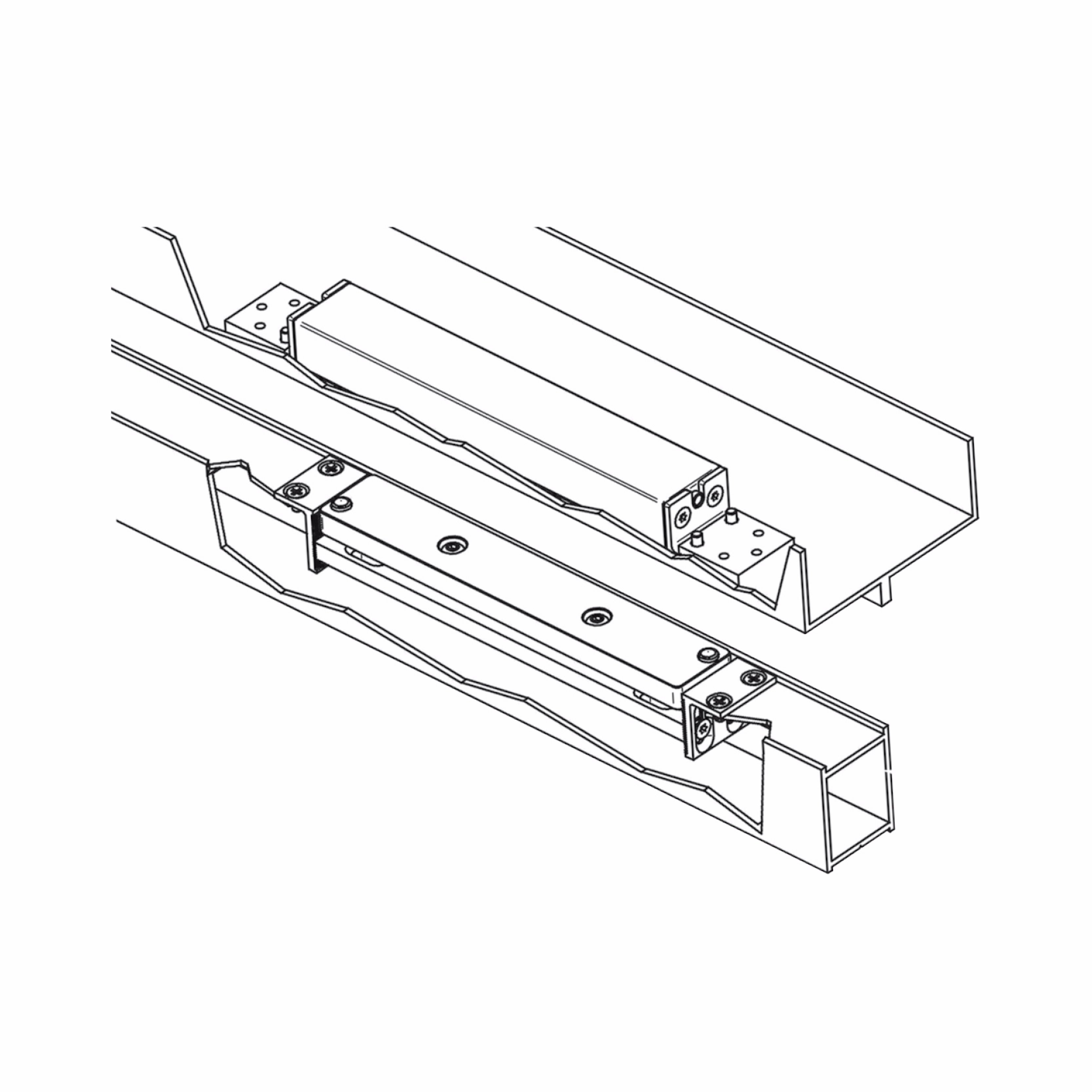 SSAM - Securitron Shear Aligning Magnalock - 545Kg holding