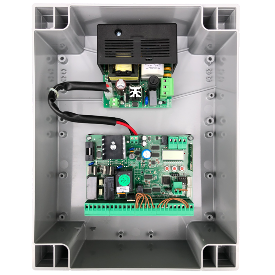 B-BRAINY24+ - B-BRAIN24+ 24 V/DC Controller with integrated receiver and battery charger (64 Remote Slots)