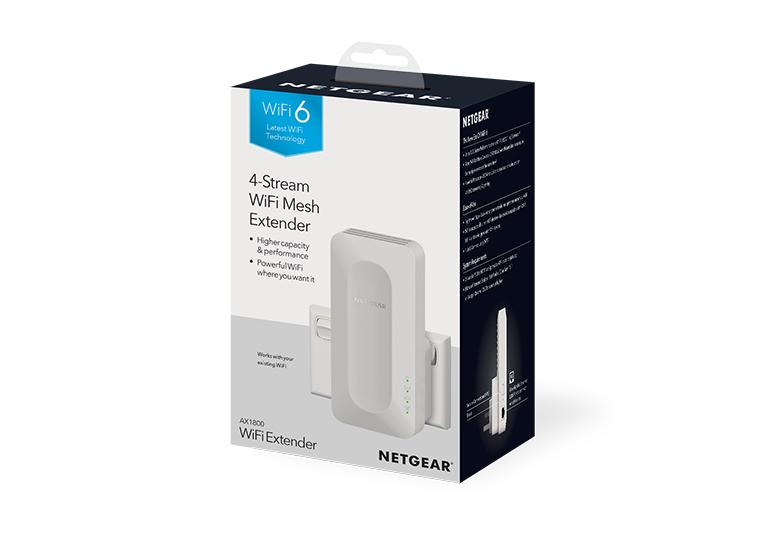 Netgear EAX15-200AUS Dual Band 802.11ax 1.80 Gbit/s Wireless Range Extender