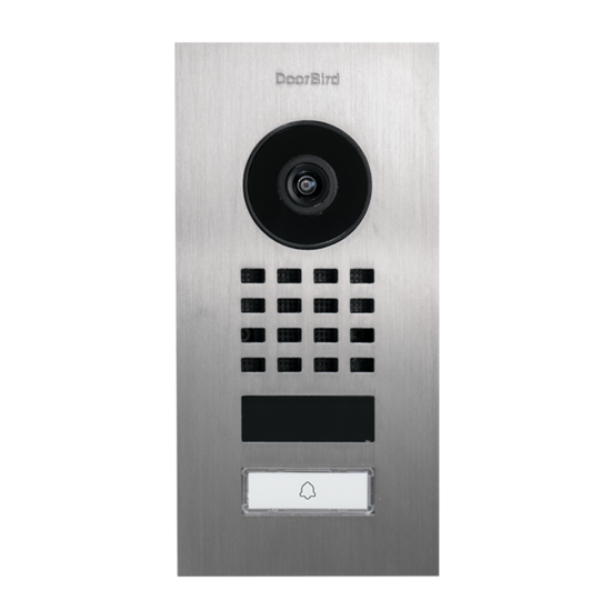 DB-D1101V-FLUSH - IP Mini video door station - flush mount with 1 call button (V2A grade)