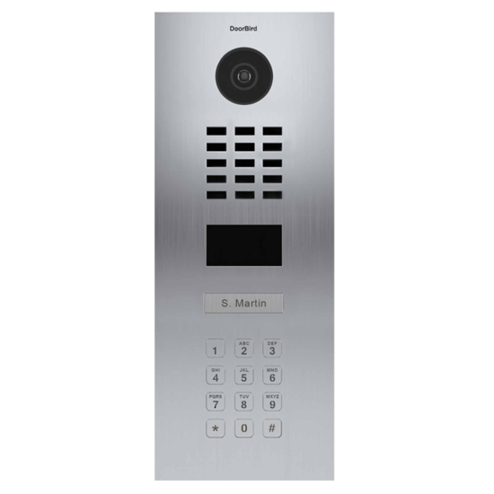 DB-D2101KV - Flush Stainless IP Intercom WITH Integrated Keypad