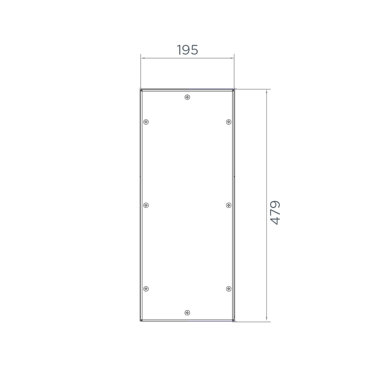 FPAC-ERH4718 - FERN360 Access Control Mounting Panel Large