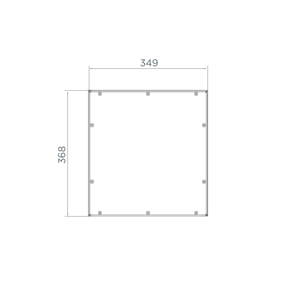 FPAC-ERH3634 Access Control Mounting Panel - Reader, Pin Pad or Intercom