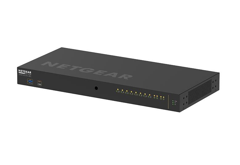 GSM4212P - Netgear AV Line M4250-10G2F-PoE+ 8x1G PoE+ 125W 2x1G and 2xSFP Managed Switch