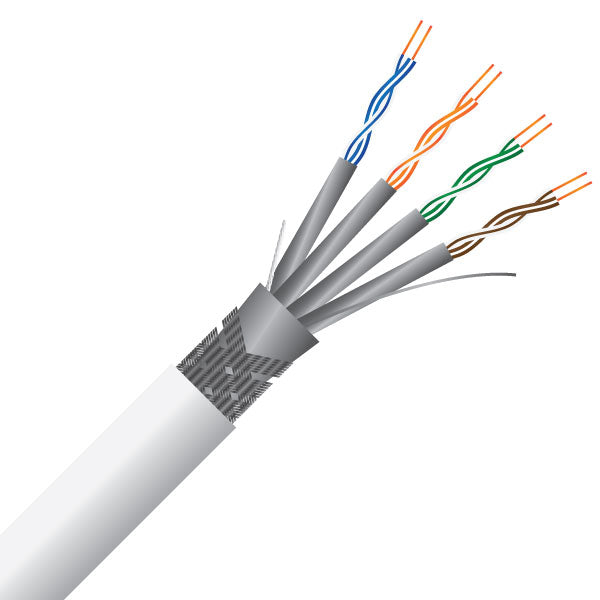 Cat7, SFTP, Shielded, Network Cable (MSEC C74PSFTP WHITE)