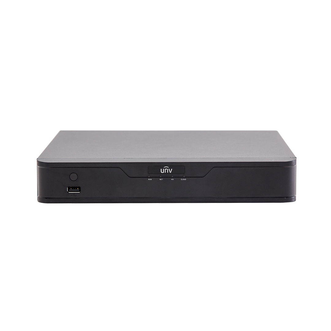 UniView NVR501-08B-P8 Prime Series 4K H265 Mini 1U 8-Channel 8x PoE