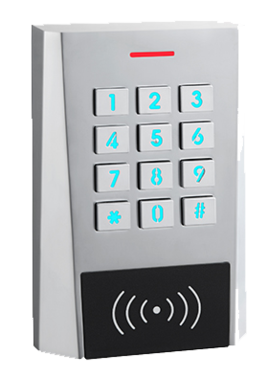 PW KEYPAD-XK1 - 114 x 77 x 22 12-28V AC/DC 999 User Codes / Prox Reader IP66