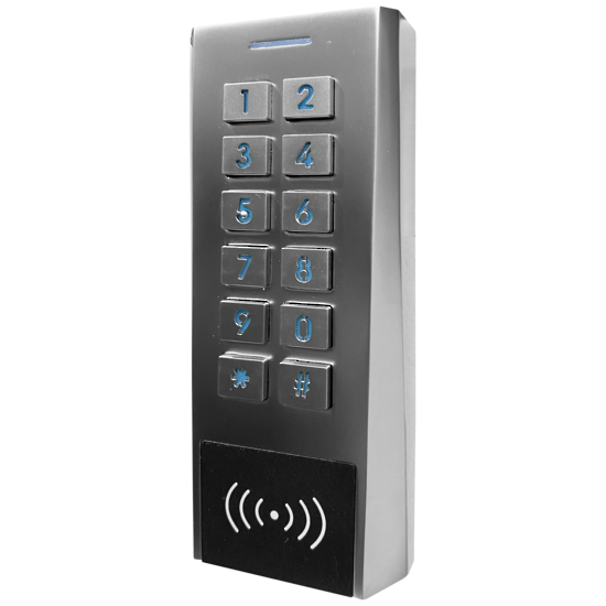 PW KEYPAD-XK4 - 34 x 55 x 21 12-28V AC/DC 999 User Codes / Prox Reader IP66