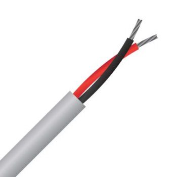 B2C0.75FACTCW - Maser 2 Core, 0.75mm², Tinned Copper, Fire Alarm Cable - Grey or Red 0.75mm Fire Alarm Cable - Grey