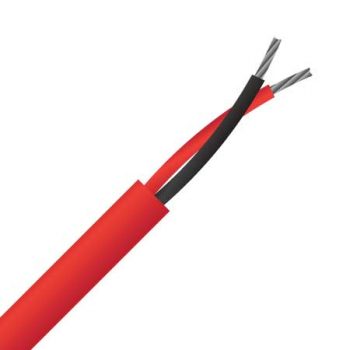 B2C0.75FACTCW - Maser 2 Core, 0.75mm², Tinned Copper, Fire Alarm Cable - Grey or Red 0.75mm Fire Alarm Cable - Red