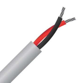 B2C1.25FACTCW - Maser 2 Core, 1.25mm², Tinned Copper, Fire Alarm Cable - Grey or Red 1.25mm Fire Alarm Cable - Grey