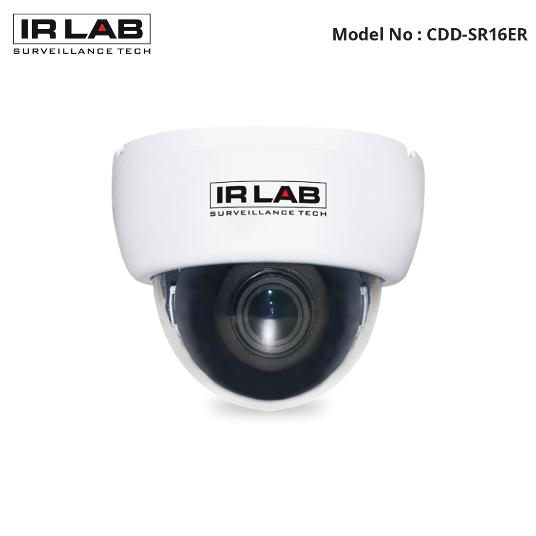 CDD-SR16ER - IR Lab - HD-CVI 1080P 2.8-11mm Indoor Dome Camera