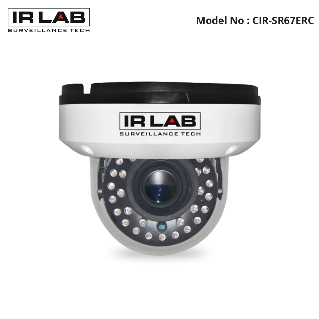 CIR-SR67ERC - IR Lab - HD-CVI 1080P 2.8-11mm IR Vandal Dome Camera