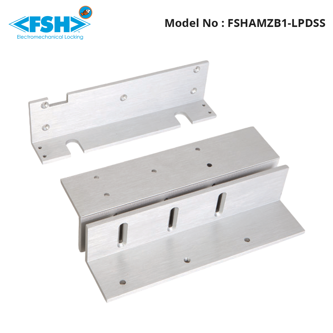 FSHAMZB1-LPDSS - FSH - L & Z Bracket for Single FEM5700M Monitored Lock