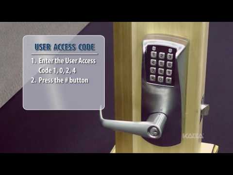 Power-Plex2000 - dormakaba Standalone Push Button Lock with key override - 0