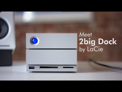 Seagate Lacie - 2big Dock (2x HDD, 7200 rpm Enterprise) USB C, Thunderbolt3, DP, Card Reader, 8-32TB - 0