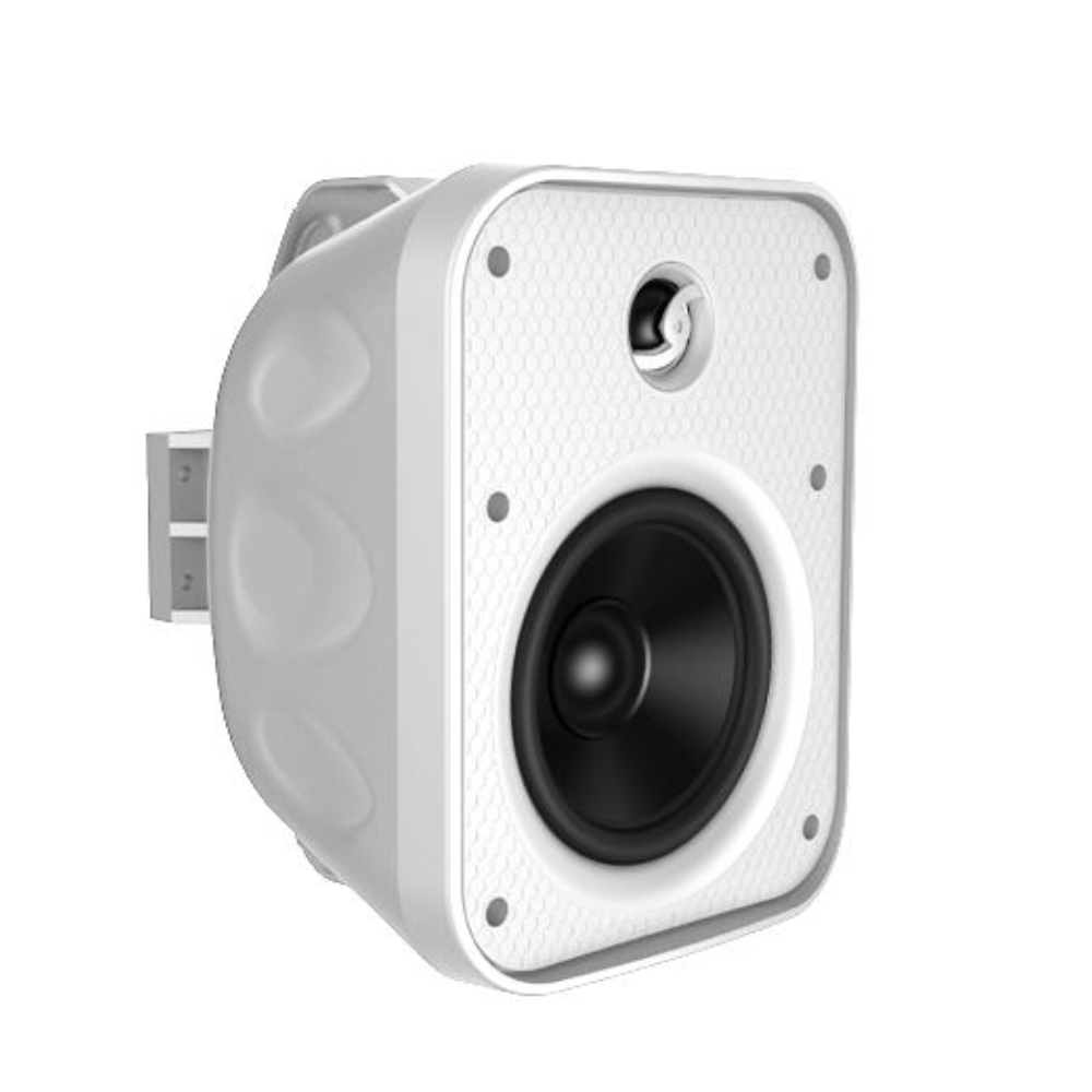 OWM-5 - Audio 5.25' 2-Way Wall Mount Speaker Indoor/Outdoor. RMS 50W Audio 5.25' 2-Way Wall Mount Speaker - White