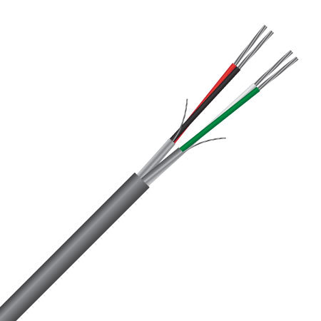 2 Pair, 0.35mm², Shielded, Multi-purpose Cable (MAS2PIS22)