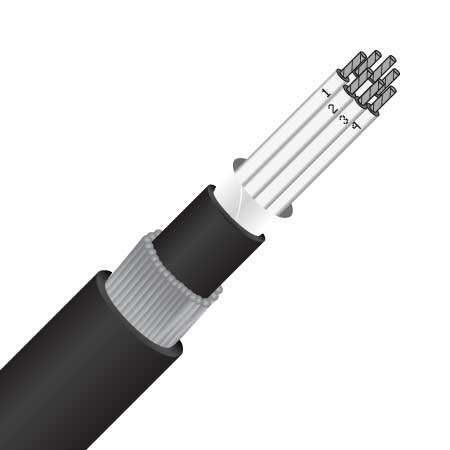 7 Core, 1.5mm², SWA, 0.6/1KV, Control Cable (MASCC107/1.5SWA)