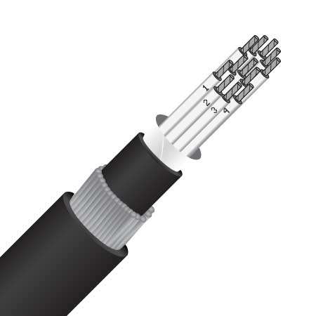 12 Core, 1.5mm², SWA, 0.6/1KV, Control Cable (MASCC112/1.5SWA)