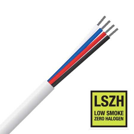 MSEC 4142TCWLSZH - 4 Core, 0.44mm², LSZH, 100% Copper, Tinned, Security Cable