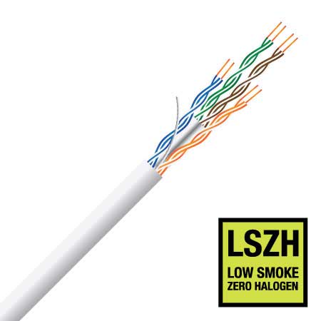 Cat6, UTP, White, LSZH, Network Cable (MSEC C64P LSZH WHITE)