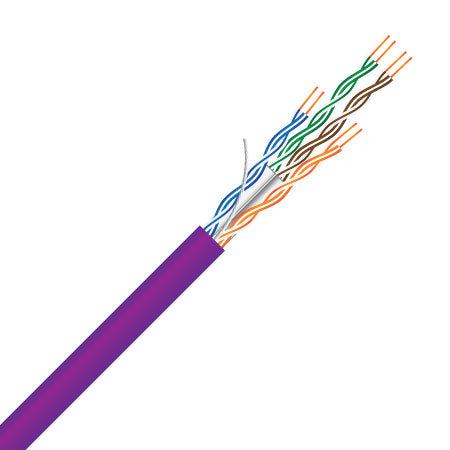 MSEC-C64P-VIOLET - Maser Cat6, UTP, Violet, Network Cable