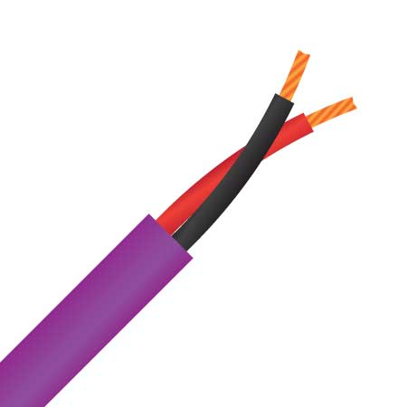 2 Core, 2.1mm², 14AWG, OFHC Copper, 105/0.16, High-Flex Speaker Cable, (MSEC SPK2105016P)