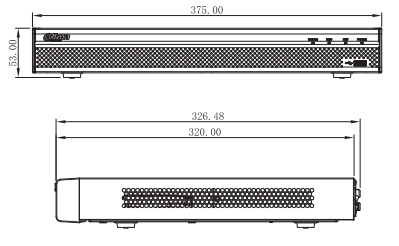 NVR5208-8P-4KS2E - Dahua - 8Ch NVR, 8x PoE Ports, 2HDD Bays, 1 HDMI, Analytics, 320Mbps