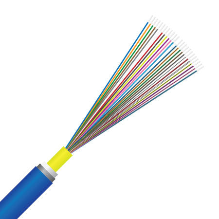 24 Core, OS2 / OS1 Singlemode, Gel Flooded, Direct Bury, Loose Tube, Fibre Optic Cable (OQDU1CEA024BE)