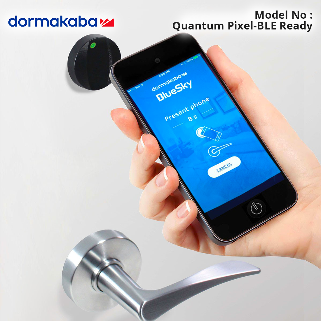 Quantum Pixel-BLE Ready - dormakaba - Saflok Quantum Pixel (Bluetooth ready but not enabled)