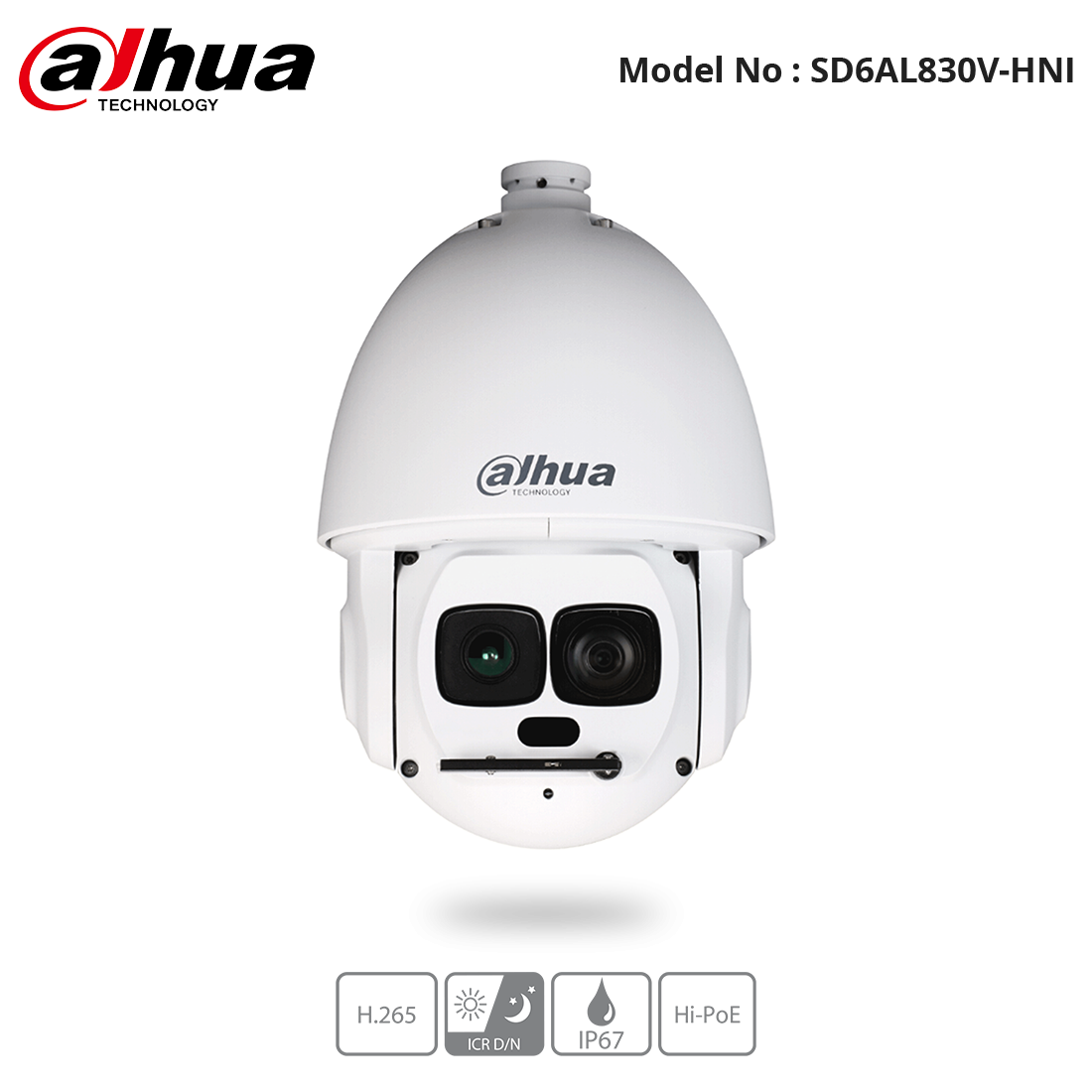 SD6AL830V-HNI - Dahua - 4K 30x Laser PTZ Network Camera