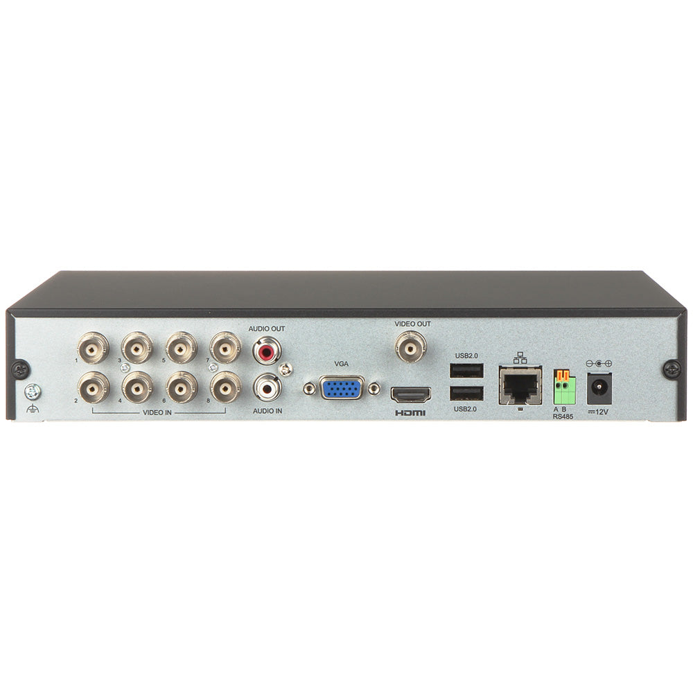 UniView XVR301-08Q - Compact 1U H265 8-Channel Pentabrid DVR