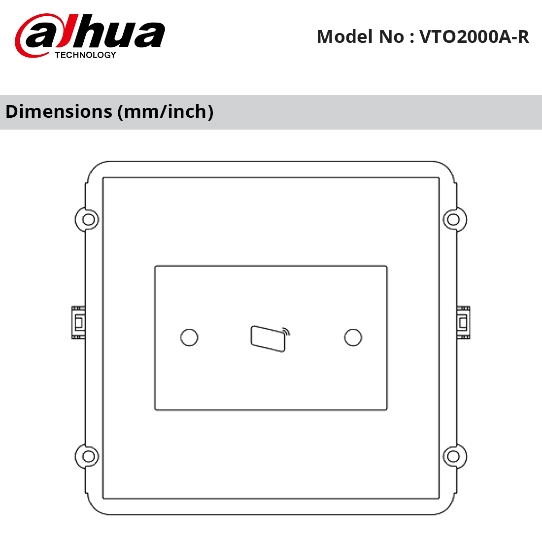 VTO2000A-R - Dahua Reader Module